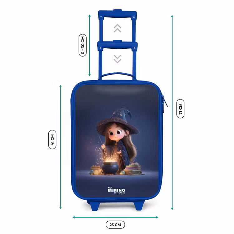 Kids’ Suitcase - Blue - Enchanted girl with cauldron — 8