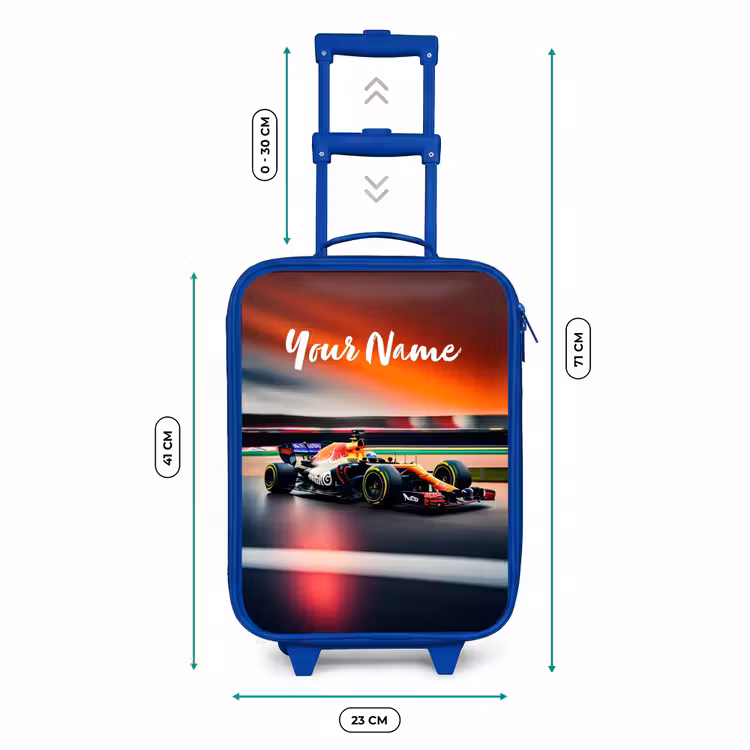 Kids’ Suitcase - Blue - Furious F1 — 8