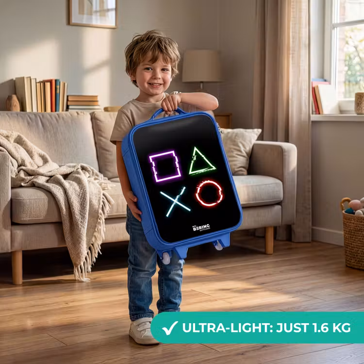 Kids’ Suitcase - Blue - Game console buttons — 4