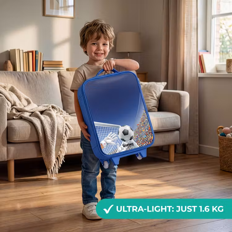 Kids’ Suitcase - Blue - Goalkeeper stopping a soccer ball — 4