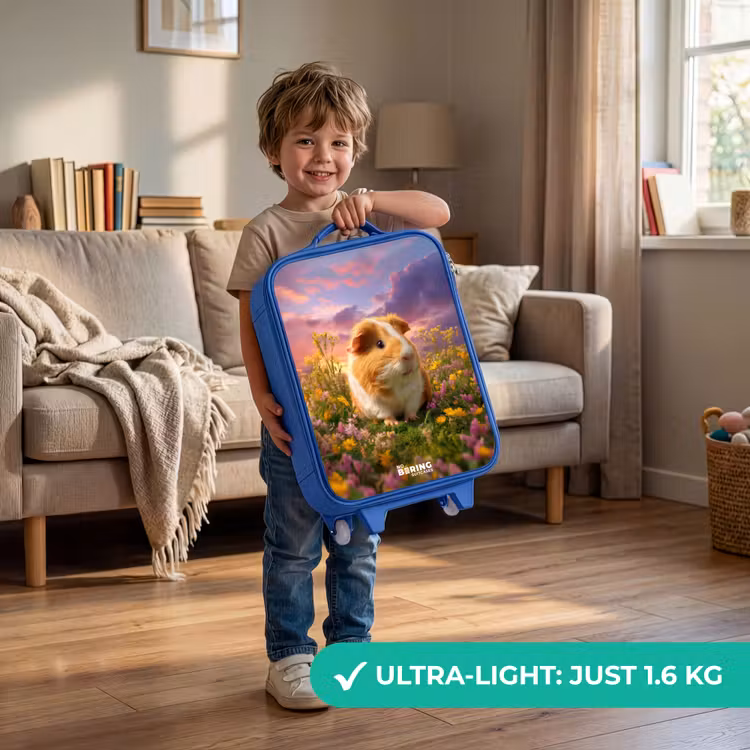 Kids’ Suitcase - Blue - Guinea pig - Nature - Animal — 4
