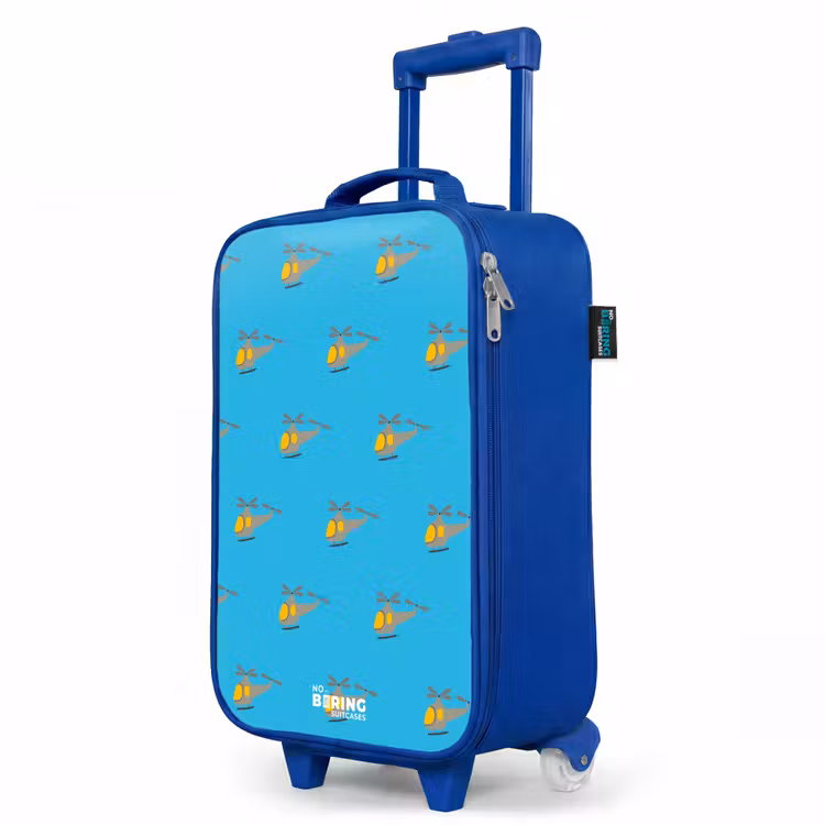 Kids’ Suitcase - Blue - Helicopter fuss — 3