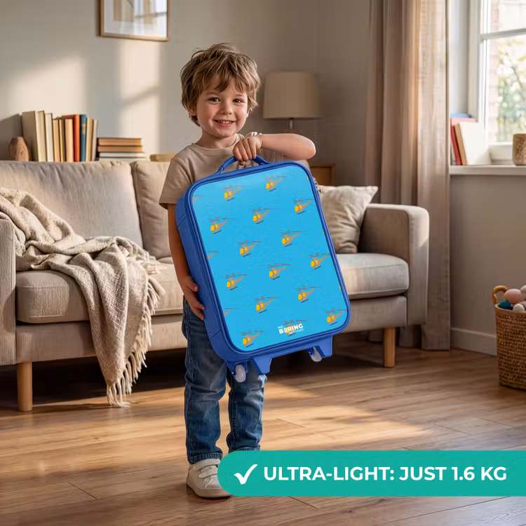 Kids’ Suitcase - Blue - Helicopter fuss — 4
