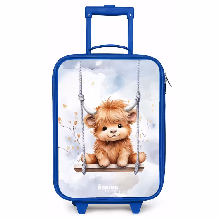 Kids’ Suitcase - Blue - Hennie highlander — 1