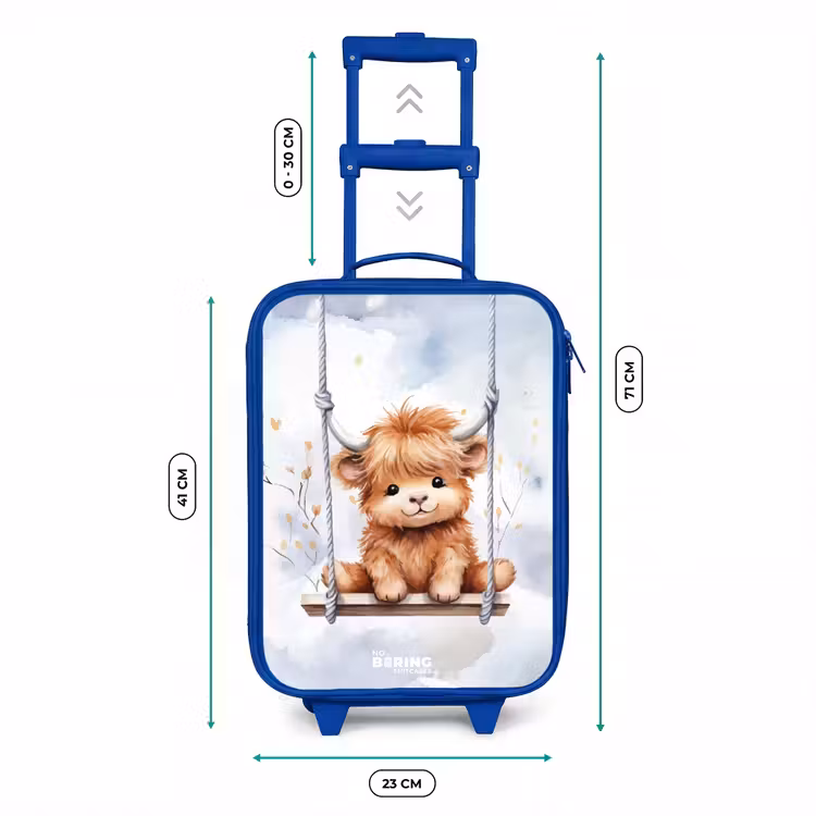 Kids’ Suitcase - Blue - Hennie highlander — 8