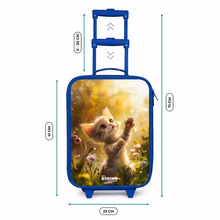 Kids’ Suitcase - Blue - Koosje kitten — 8