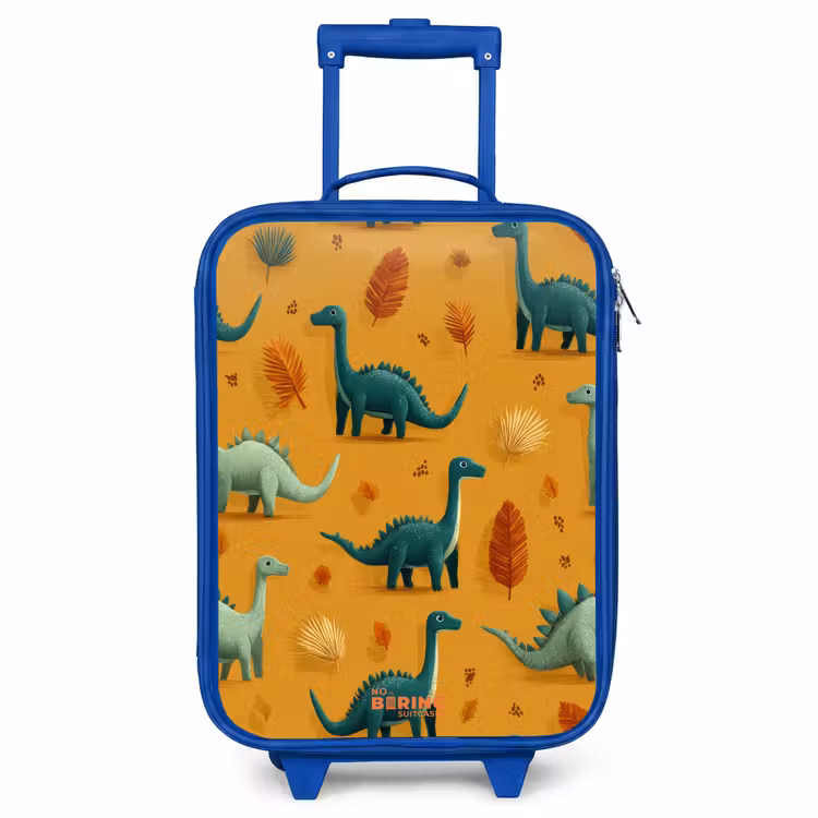 Kids’ Suitcase - Blue - Long necks in autumn landscape — 1