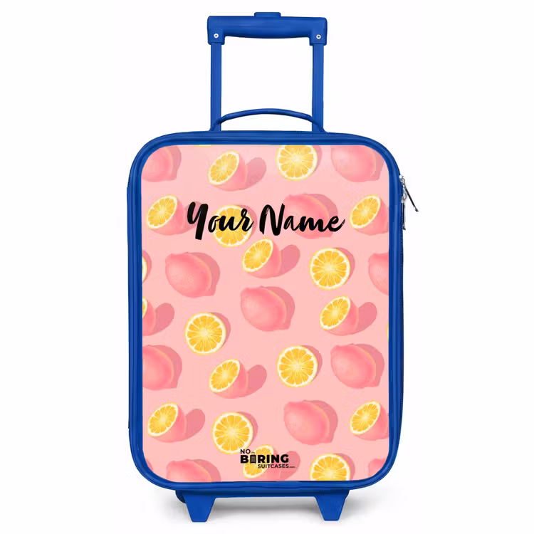 Kids’ Suitcase - Blue - Pink limoncello — 1