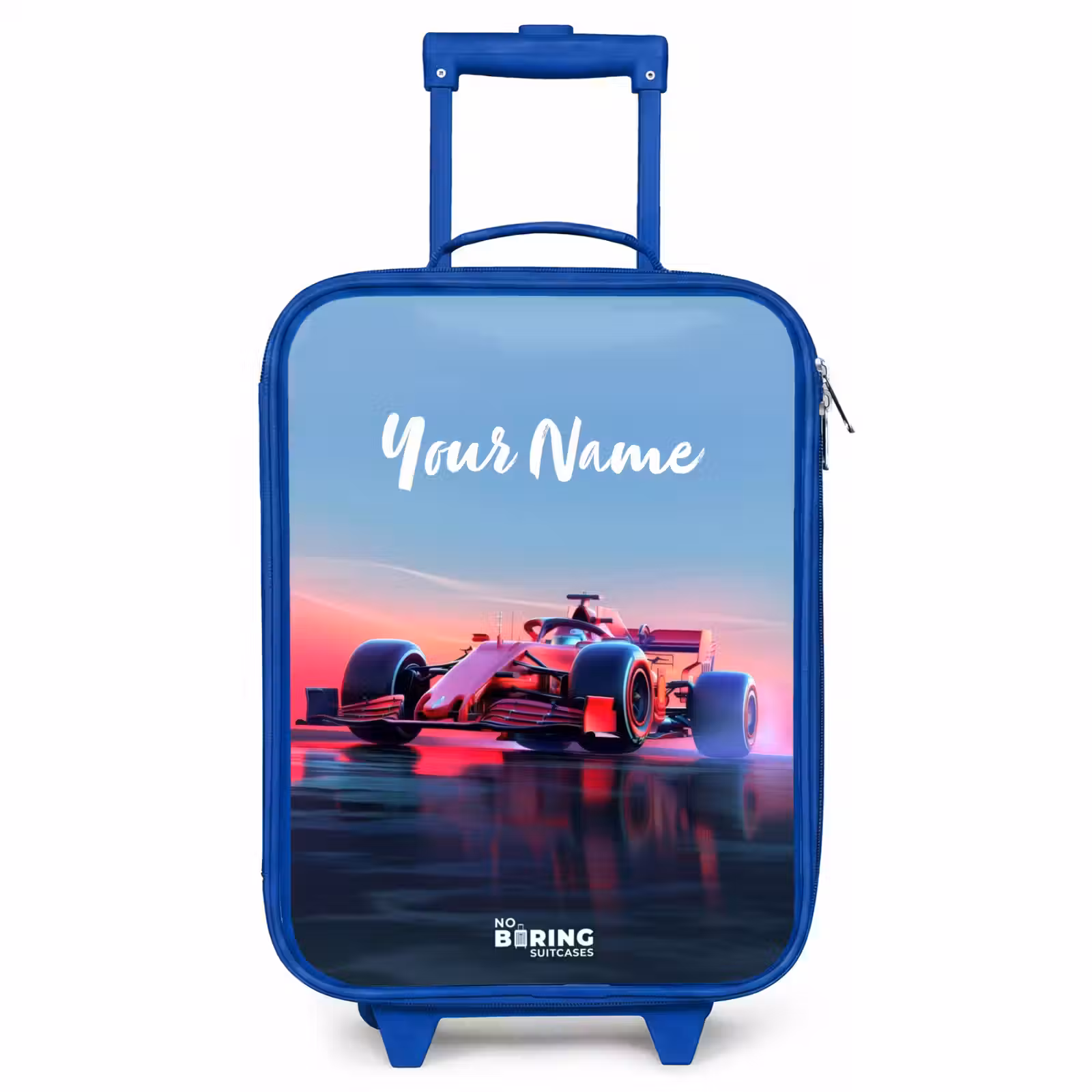 Kids’ Suitcase - Blue - Red racer — 1