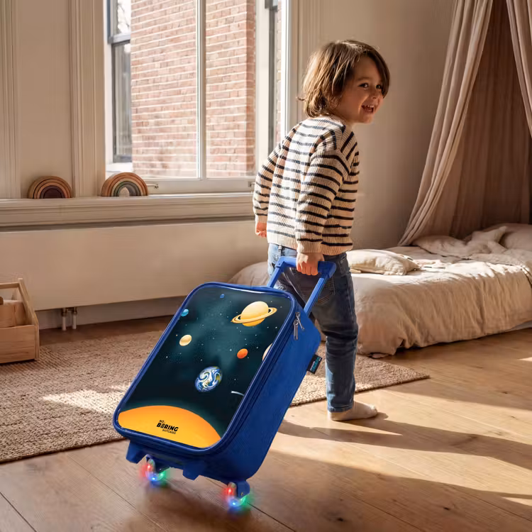 Kids’ Suitcase - Blue - Space with planets — 5