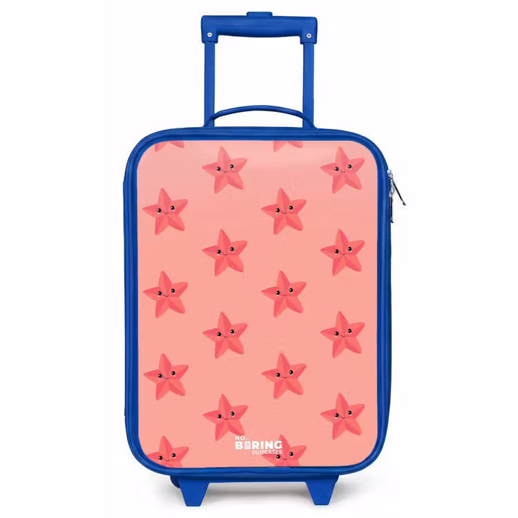 Kids’ Suitcase - Blue - Starfish sandstorm — 1