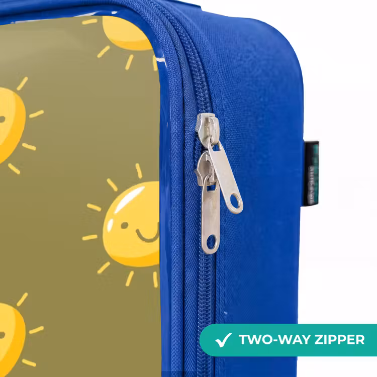 Kids’ Suitcase - Blue - Sunny situation olive — 10