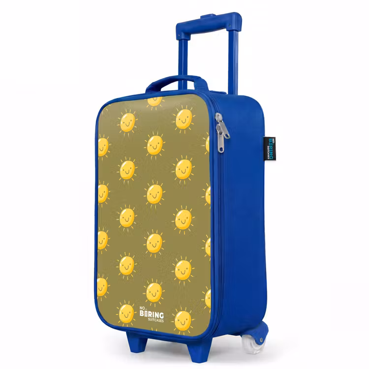 Kids’ Suitcase - Blue - Sunny situation olive — 3