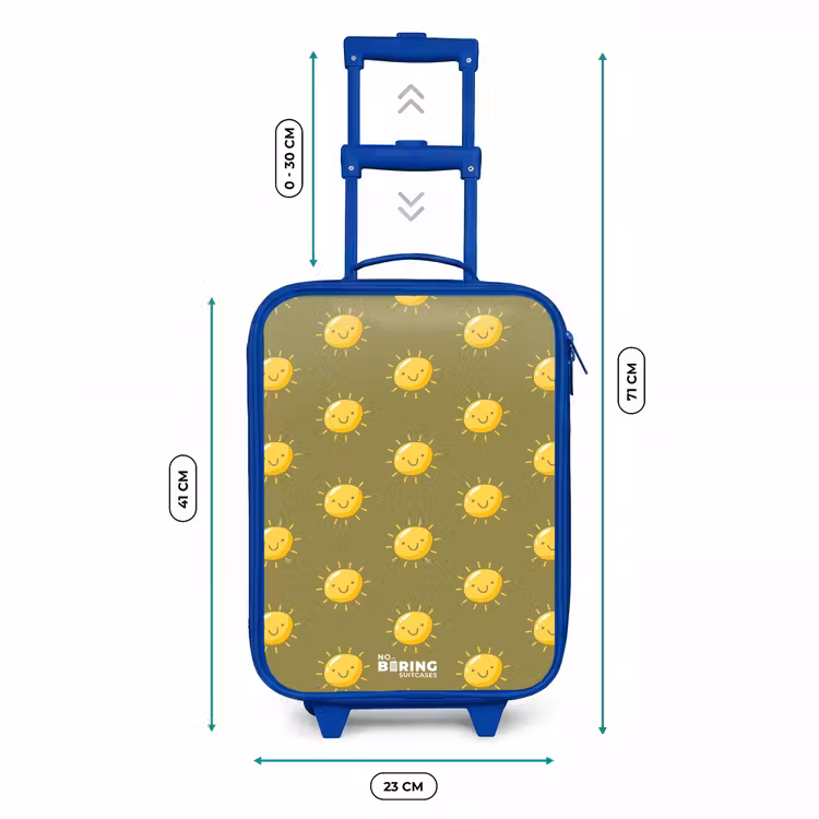 Kids’ Suitcase - Blue - Sunny situation olive — 8