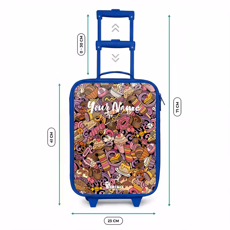 Kids’ Suitcase - Blue - Sweet surprises — 8