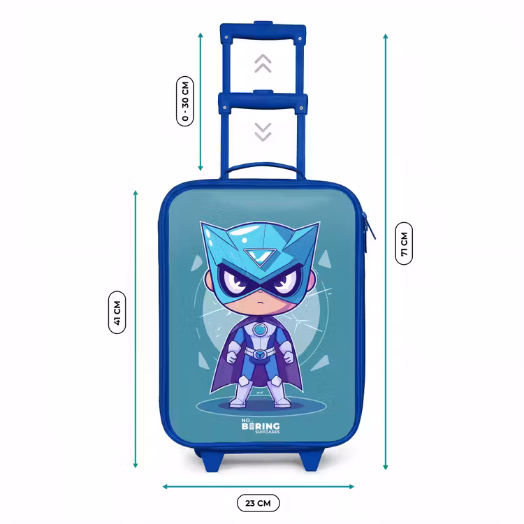 Kids’ Suitcase - Blue - Turquoise tornado — 8