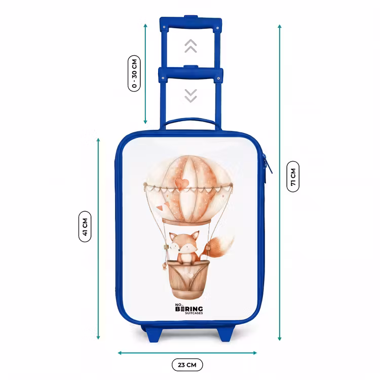 Kids’ Suitcase - Blue - Vinnie vosvaart — 8