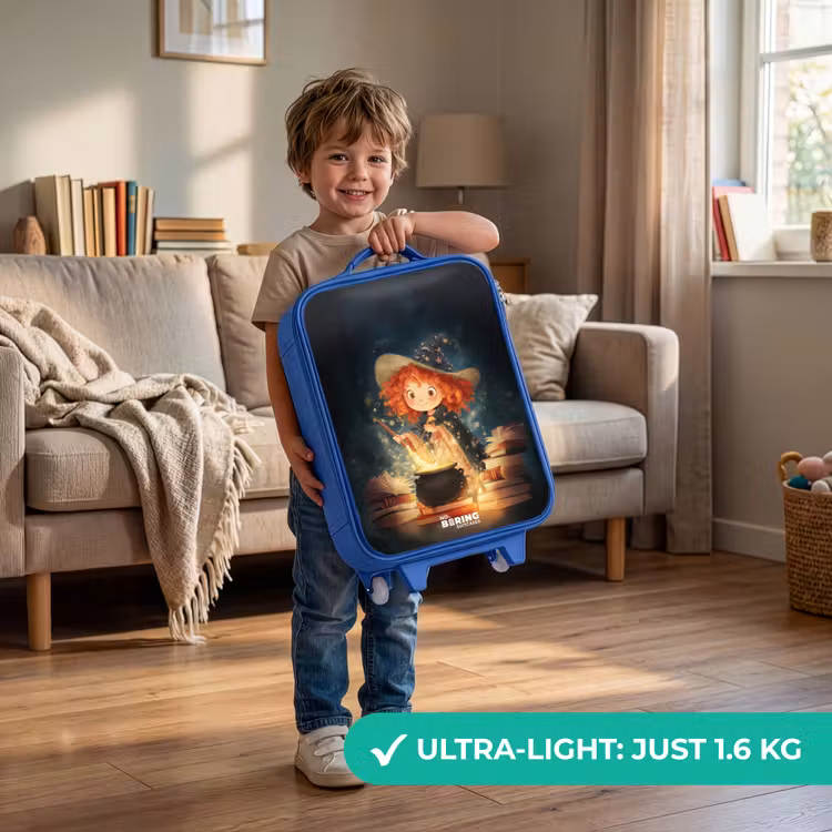 Kids’ Suitcase - Blue - Witch with Sparkling Magic Potion — 4