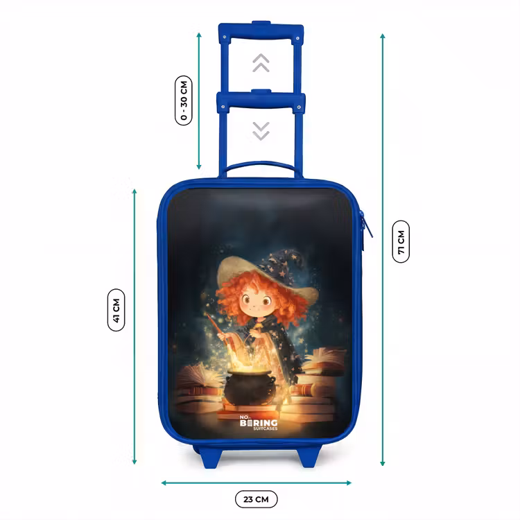 Kids’ Suitcase - Blue - Witch with Sparkling Magic Potion — 8