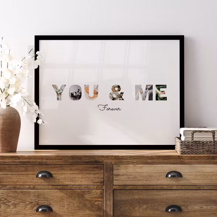 Letter collage - You & Me — 4