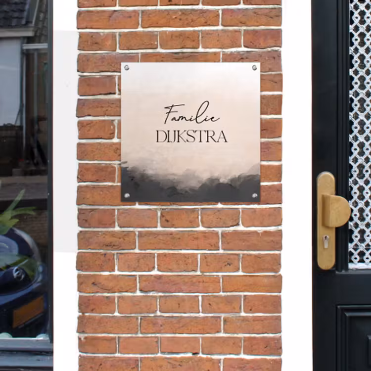 Front Door Nameplate Watercolour — 3