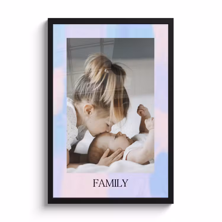 Poster with Frame - Pastel — 1