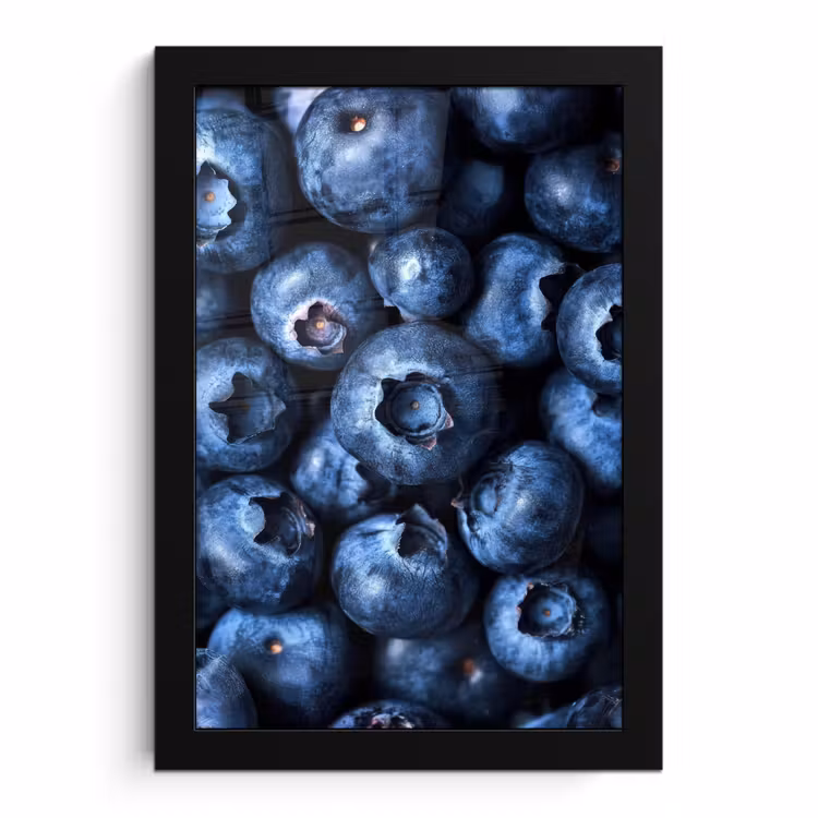 Framed Prints - Berries - Blue - Fruit — 1