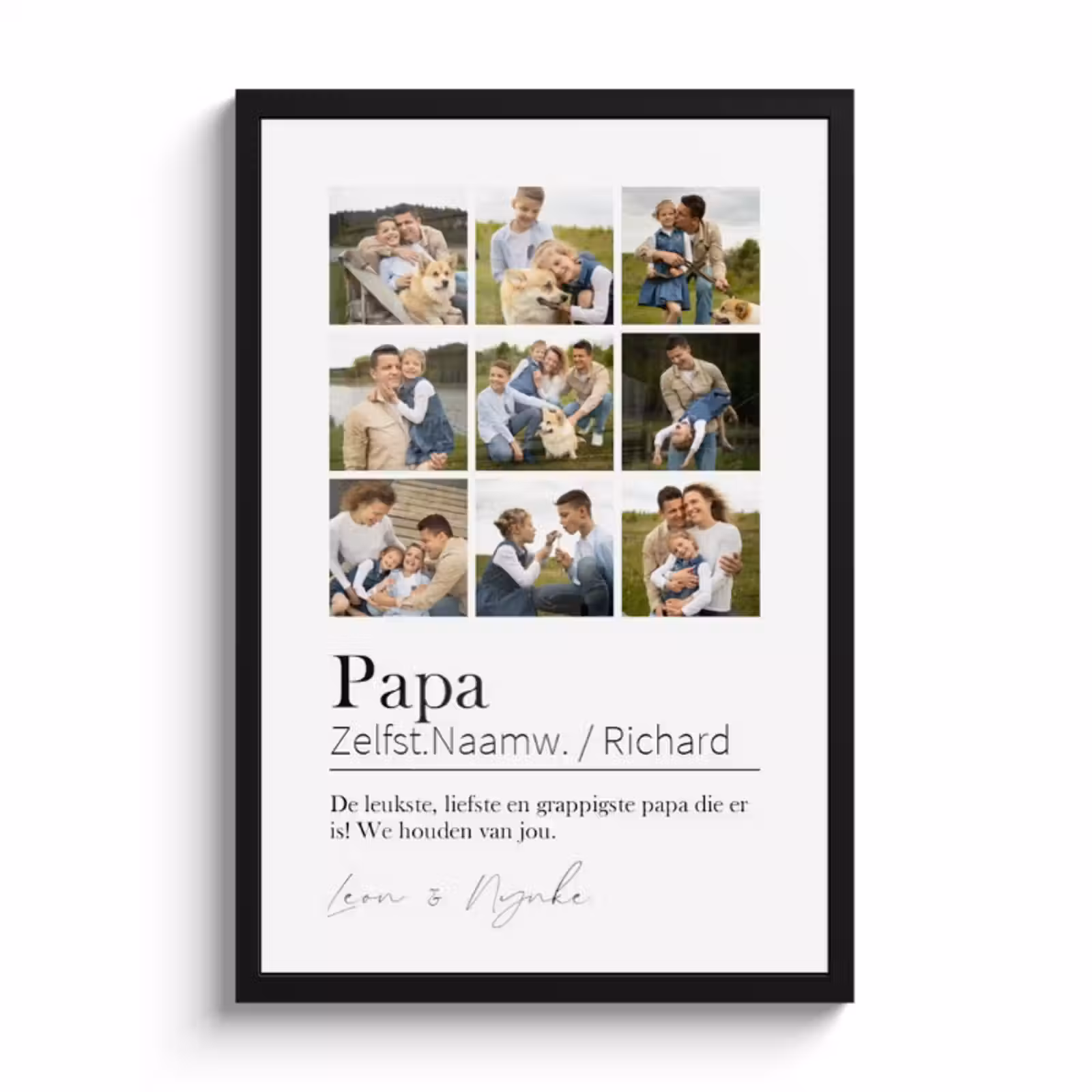 Photo in frame - Dad meaning collage — 1