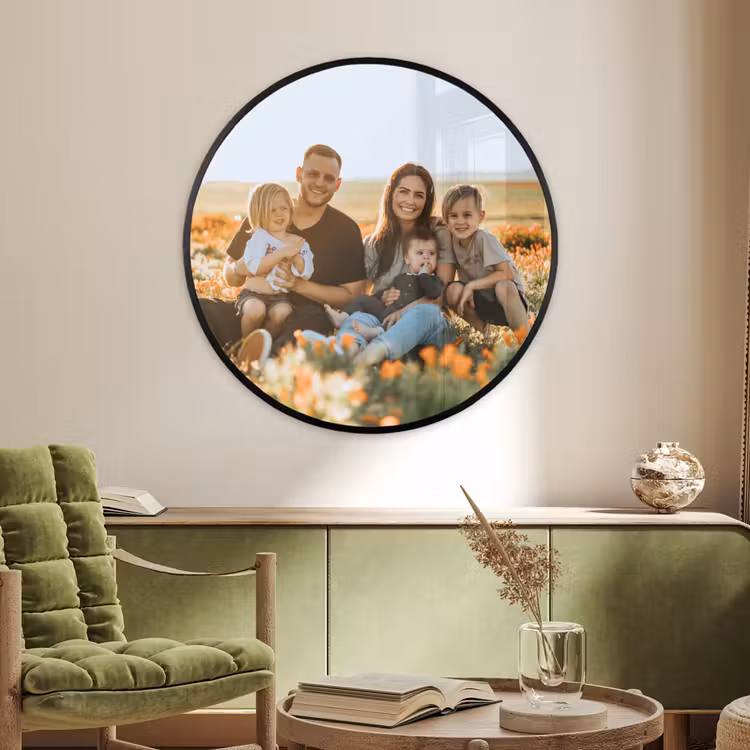 Photo in frame round — 3