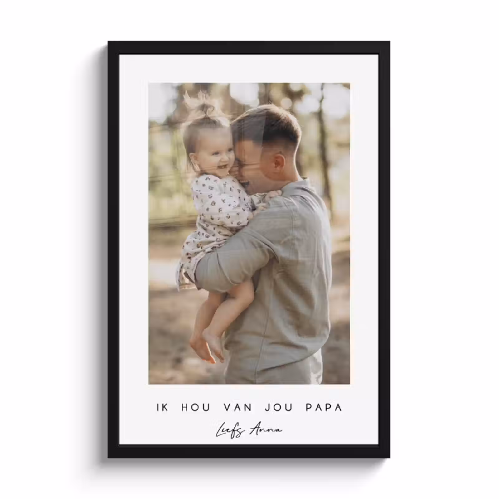 Photo in Frame - White Border with Text — 1