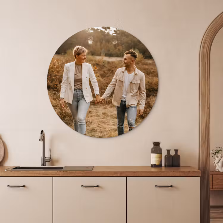 Plastic wall circle — 4
