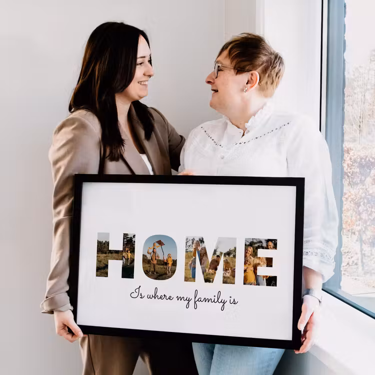 Poster with Frame - Home — 2