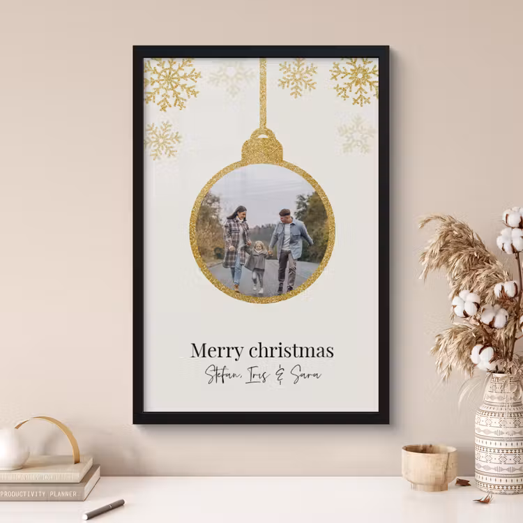 Poster with Frame – Christmas Bauble — 4