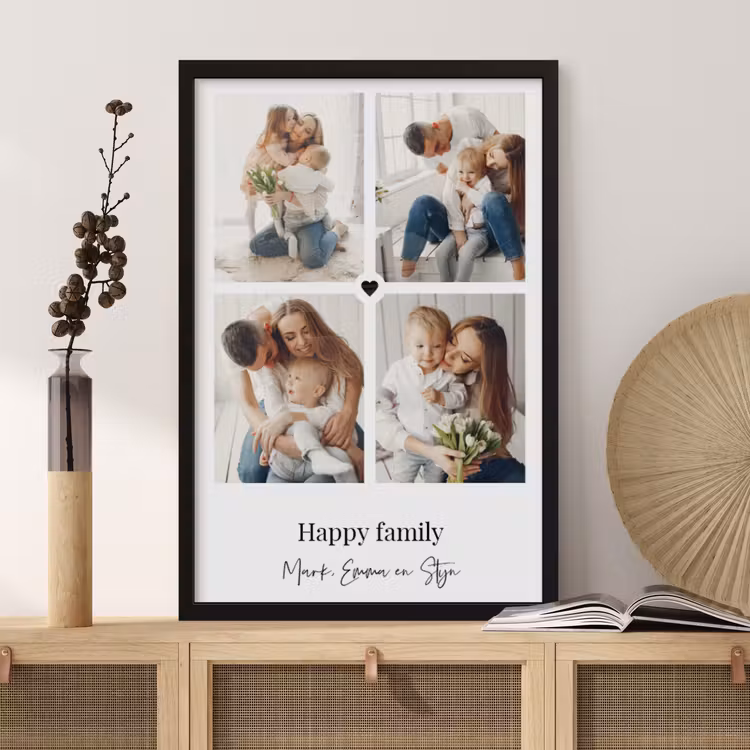 Photo in frame - Collage with heart — 2