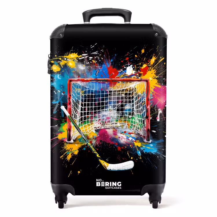Suitcase - Field hockey with paint — 1