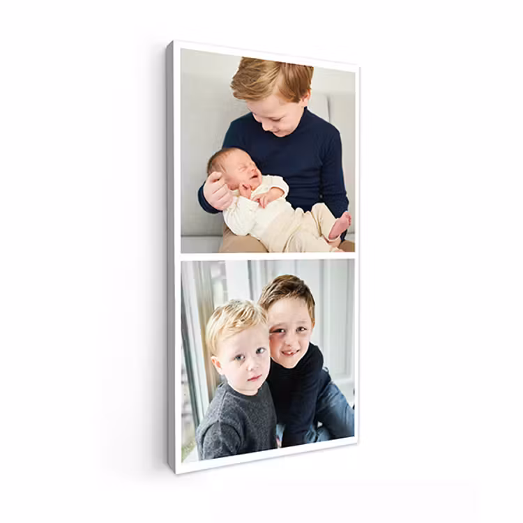 Canvas Collage - Portrait - 2 Photos — 1