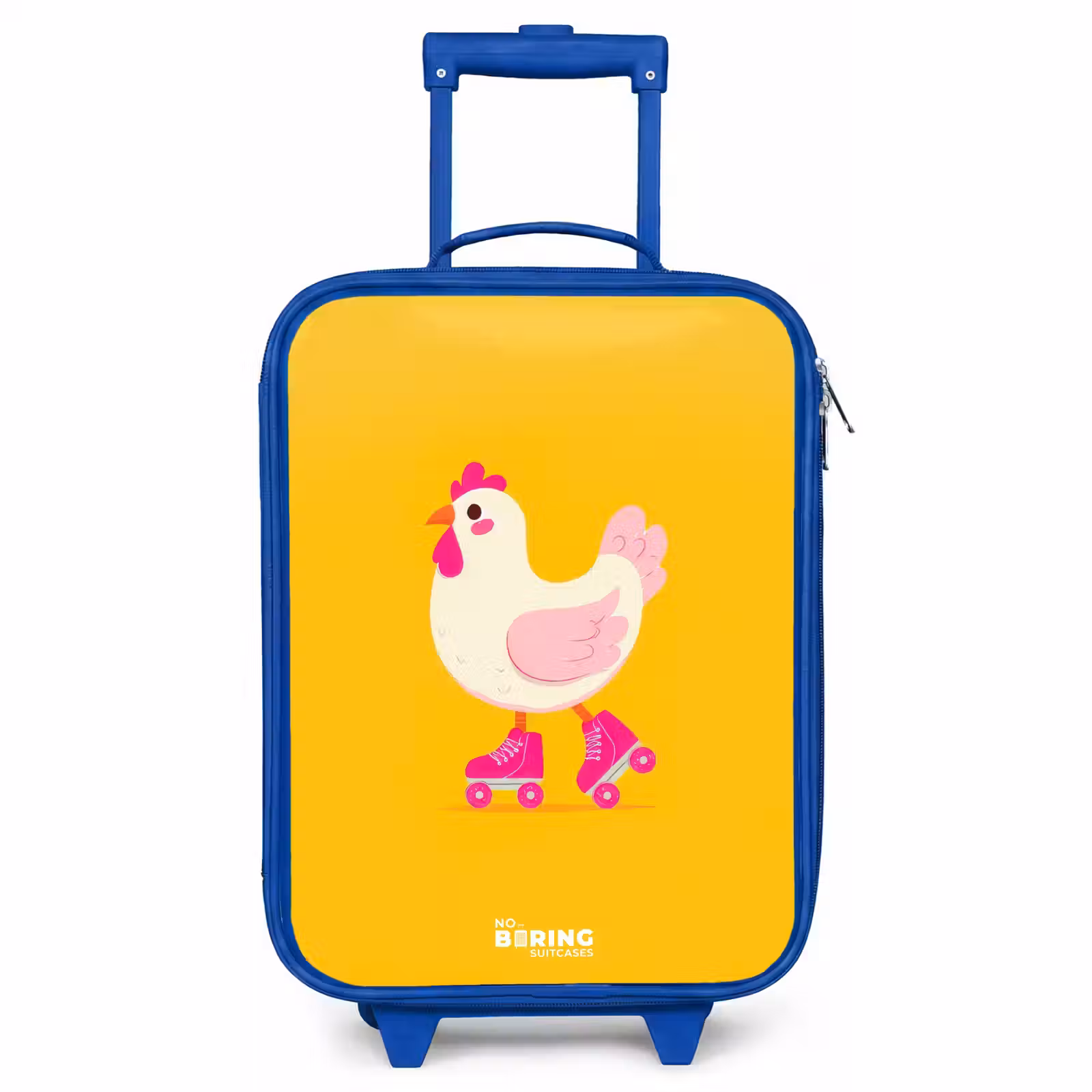 Kids’ Suitcase - Blue - Kip - Roller skates - Yellow — 1