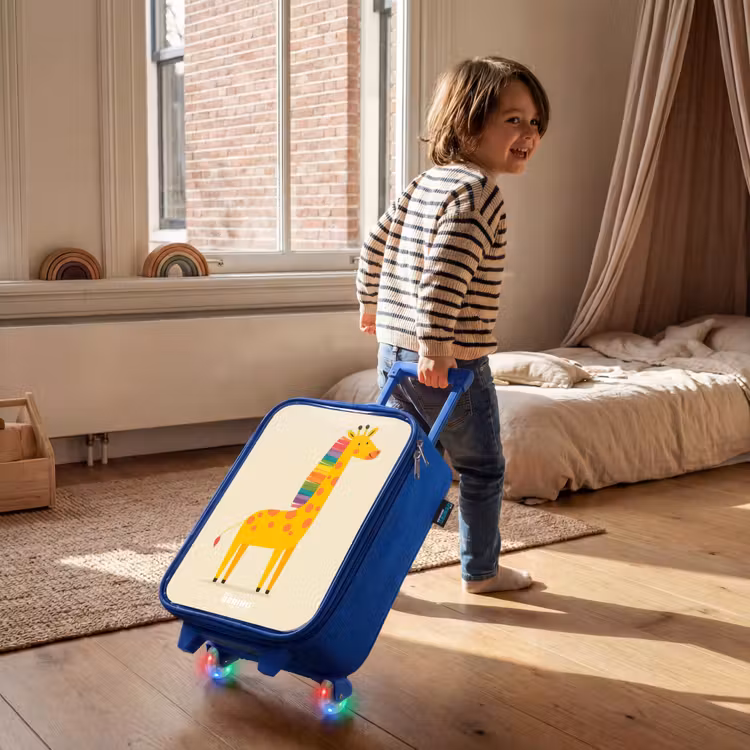Kids’ Suitcase - Blue - Giraffe - Animal - Colorful — 5