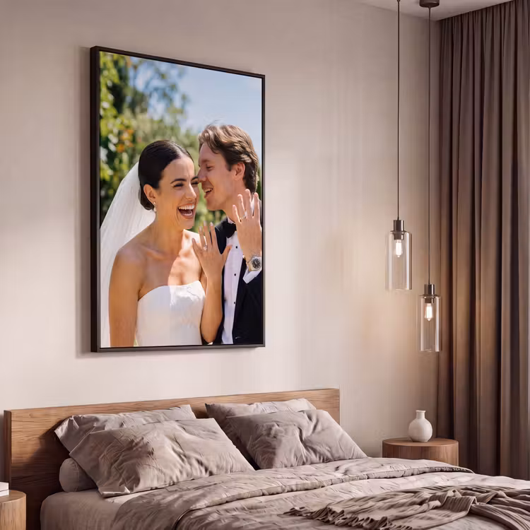 Photo on canvas with frame — 2