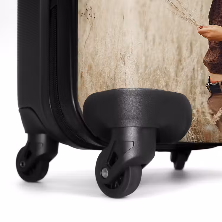Hand luggage suitcase with your own photo — 5