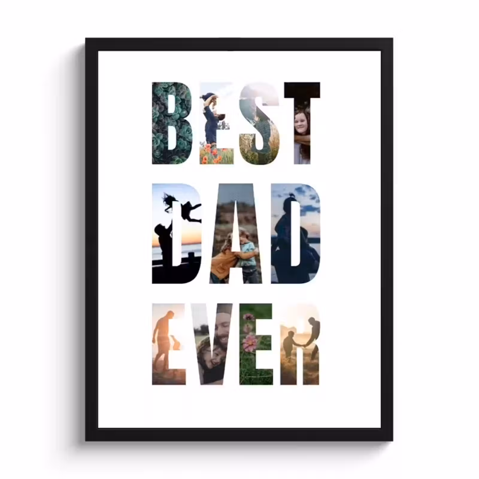 Poster with Frame - Best Dad Ever — 1
