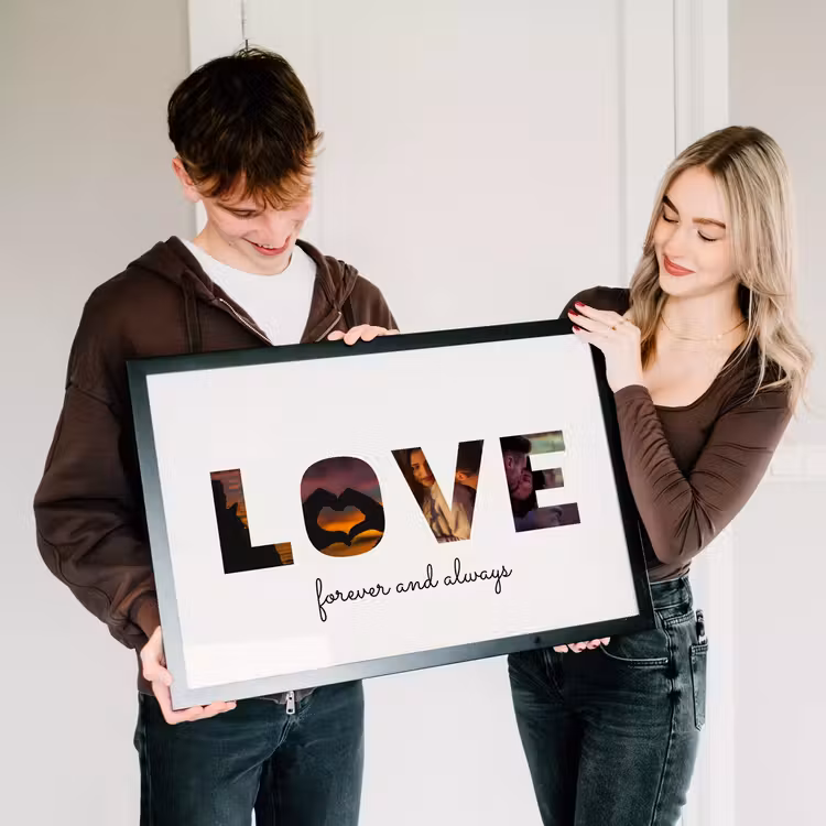 Poster with Frame - Love — 2