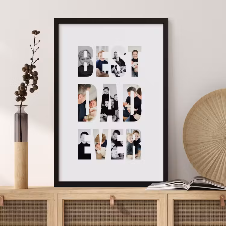 Poster with Frame - Best Dad Ever — 2