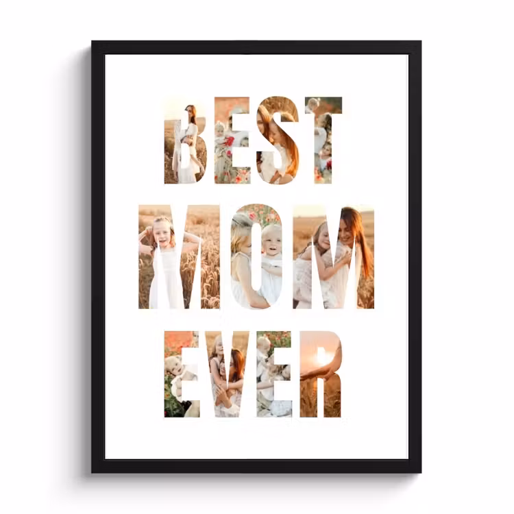 Poster with Frame - Best Mum Ever — 1