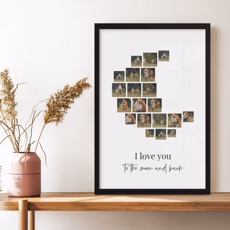 Poster with Frame – Moon Collage — 2