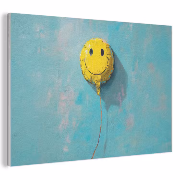 Acoustic Felt - Balloon - Yellow - Smiley — 1