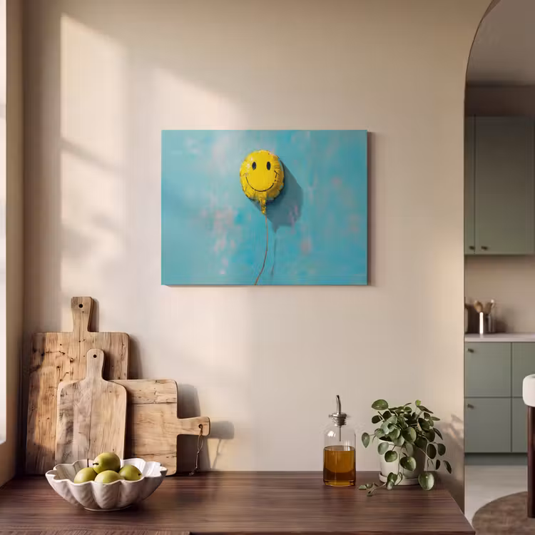 Acoustic Felt - Balloon - Yellow - Smiley — 3
