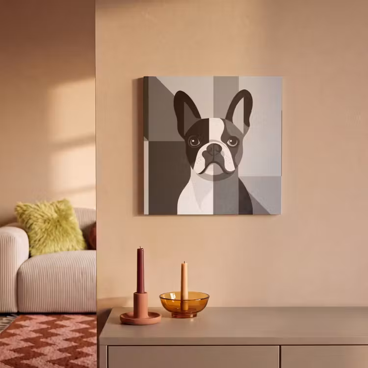 Acoustic Felt - Bulldog - Black - Abstract - Planes — 2