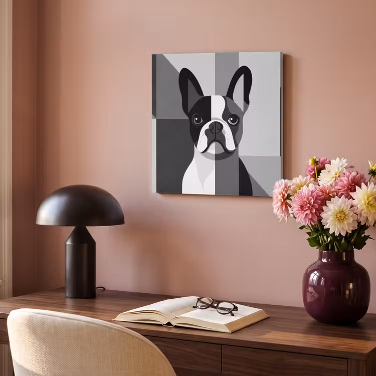 Acoustic Felt - Bulldog - Black - Abstract - Planes — 4