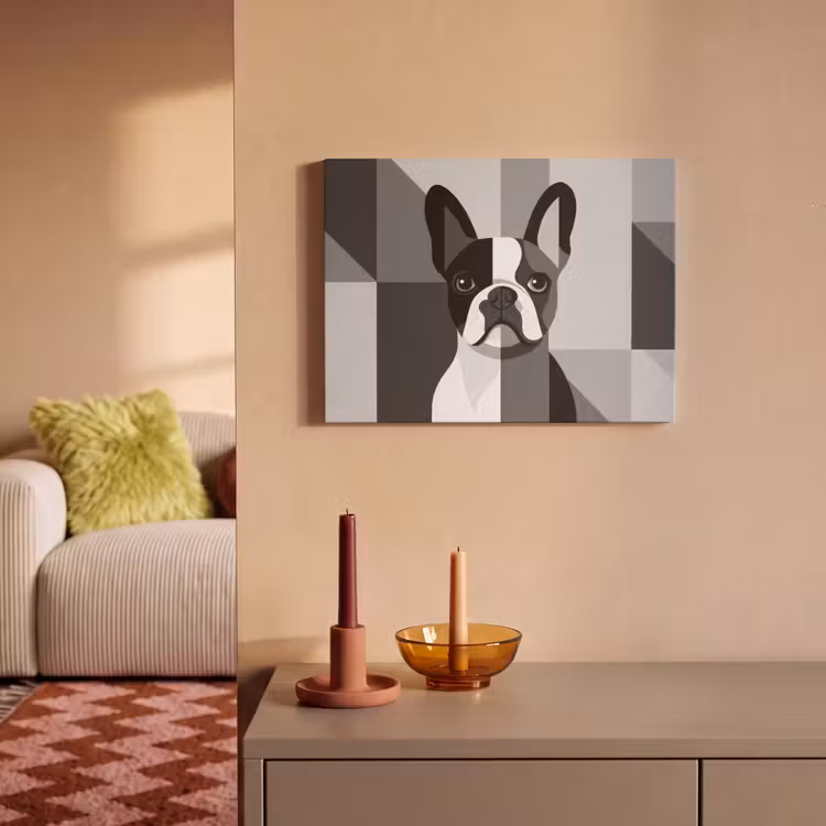 Acoustic Felt - Bulldog - Black - Abstract - Planes — 2